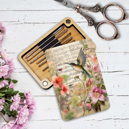 Needle Minder Storage Case - Musical Hummingbird