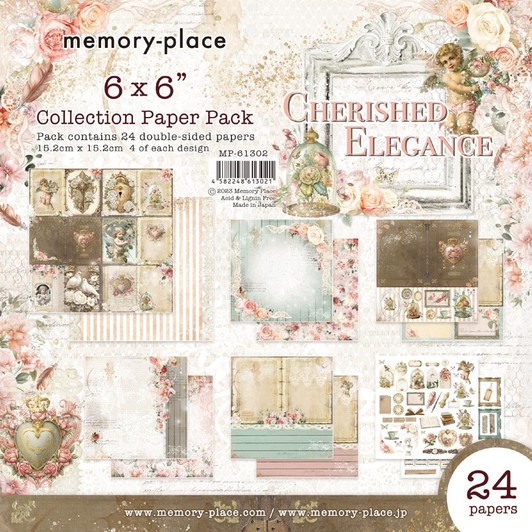 Memory Place Collection Paper Pack 6"X6" | Cherished Elegance