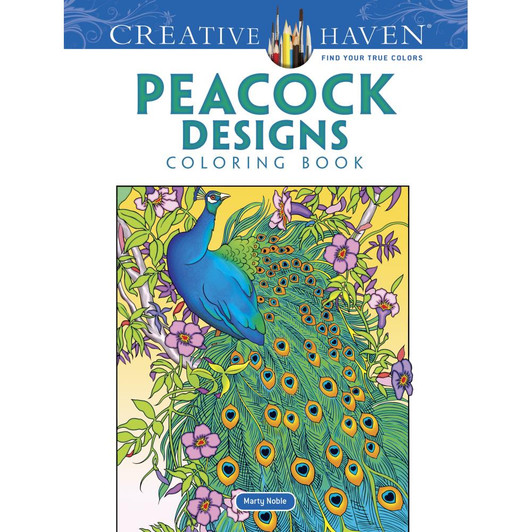 Creative Haven: Peacock Designs Coloring Book