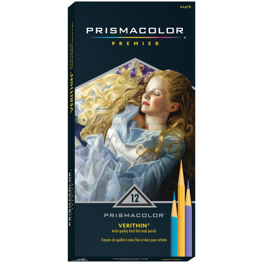 Prismacolor Premier Verithin Colored Pencils 12/Pkg