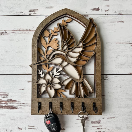Key Holder Wall Plaque | Hummingbird Key Holder Wall Plaque | Hummingbird