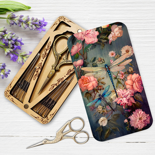 Scissor Minder Storage Case Combo | Dragonflies