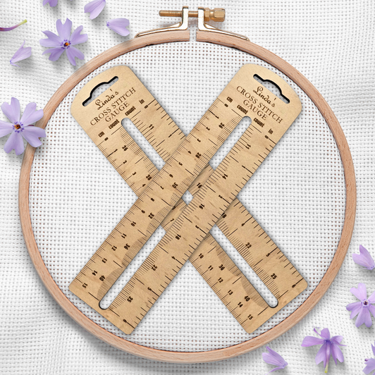 Personalized Cross Stitch Counting Gauge