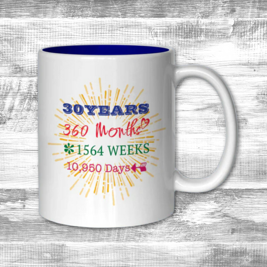 Milestone Celebration Ceramic Mug 11oz