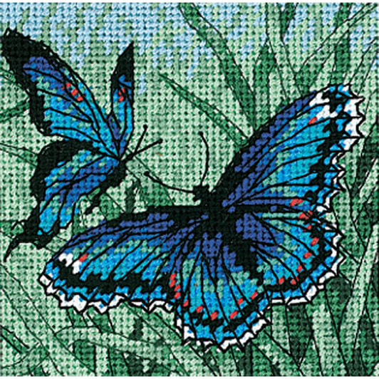 Dimensions Mini Needlepoint Kit | Butterfly Duo