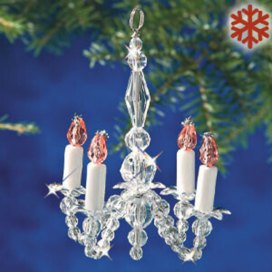 The Beadery Holiday Beaded Ornament Kit | Christmas Chandeliers