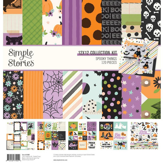 Simple Stories Collection Kit 12"X12" | Spooky Things