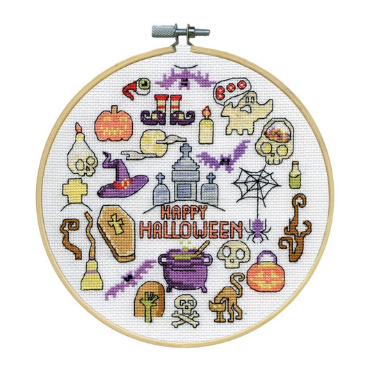 Design Works Counted Cross Stitch Kit | Happy Halloween
