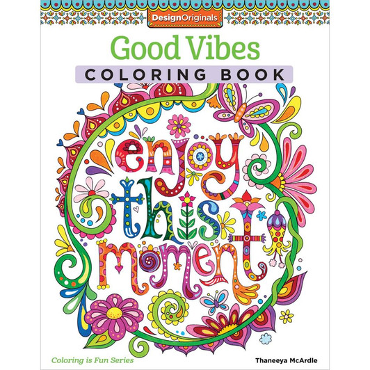 Design Originals Good Vibes Coloring Book