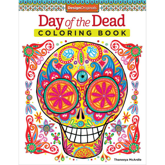 Design Originals Day of the Dead Coloring Book