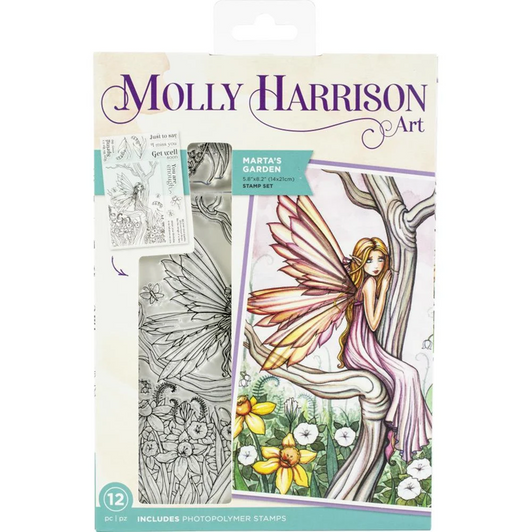 Molly Harrison Fairy Photopolymer Stamps | Marta's Garden