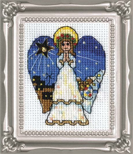 Design Works Counted Cross Stitch Kit 2"X3" | Angel