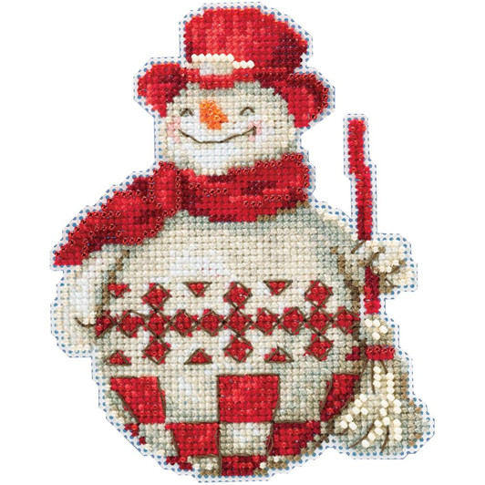Mill Hill Counted Cross Stitch Kit | Jim Shore Nordic Snowman