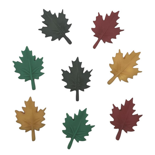 Buttons Galore Flatbackz Embellishments 9/Pkg | Autumn Foliage