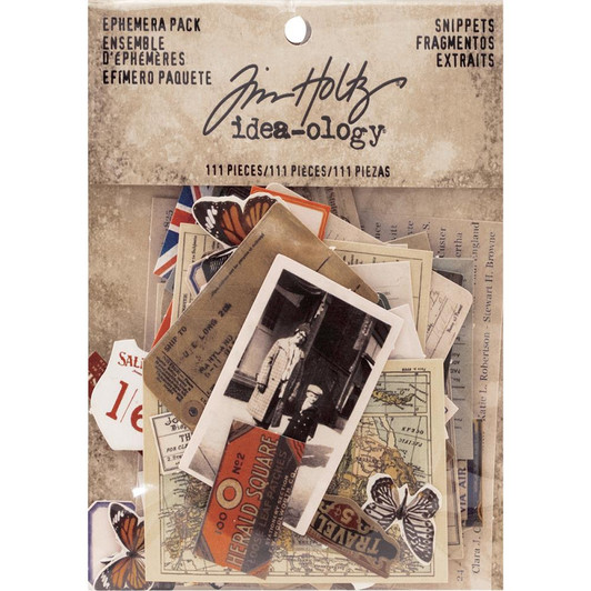 Tim Holtz Idea-Ology Ephemera 111/Pkg | Snippets
