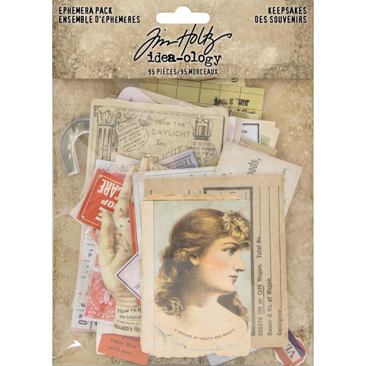 Tim Holtz Idea-Ology Ephemera 95/Pkg | Keepsakes