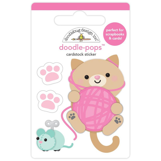 Doodlebug Doodle-Pops 3D Sticker | Play Time
