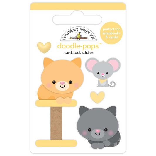 Doodlebug Doodle-Pops 3D Sticker | Playful Pals