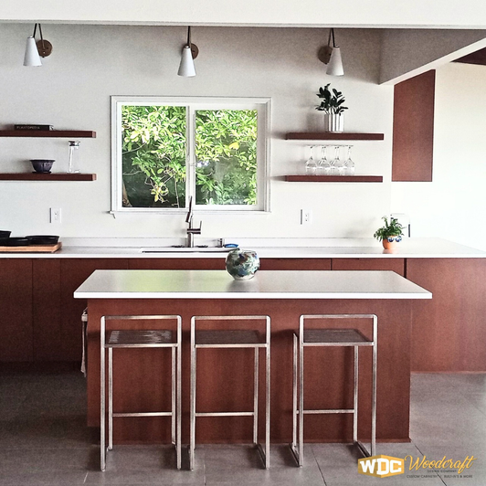 Mid-Century Modern Rift White Oak Kitchen Remodel