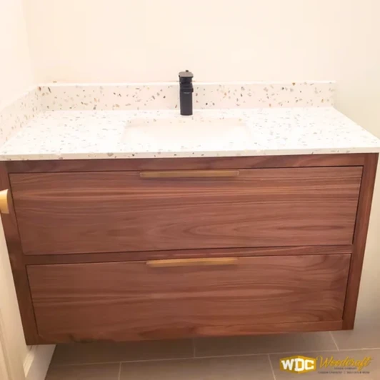 Bathroom Vanity - Minimalist Floating Design
