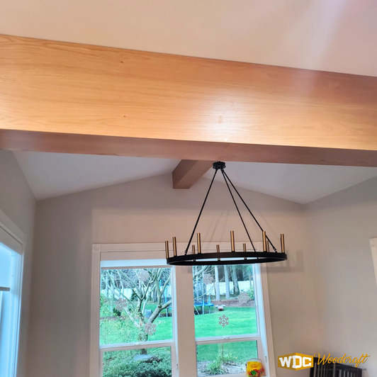 Custom Wooden Ceiling Beam – Handcrafted Rustic Exposed Wood Beam