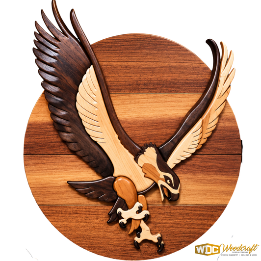 Intarsia "Seahawk" Osprey Wall Art