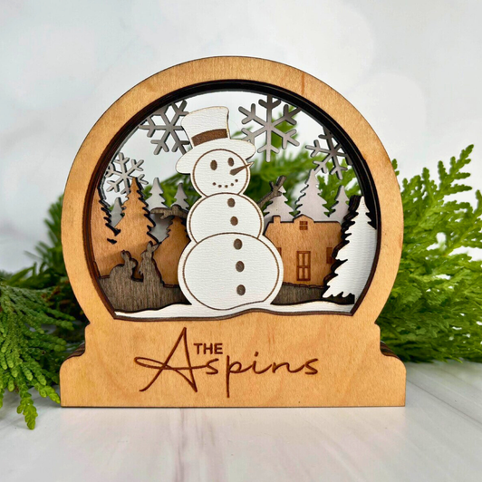 Christmas Snow Globe Decoration | Snowman Christmas Snow Globe Decoration | Snowman