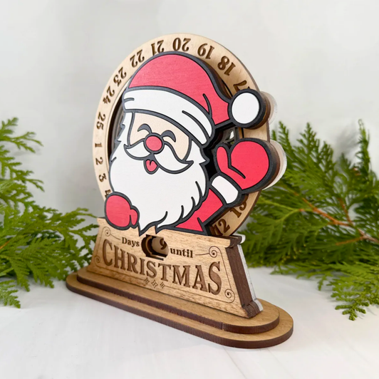 Advent Countdown Calendar Stand | Santa Advent Countdown Calendar Stand | Santa
