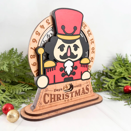 Advent Countdown Calendar Stand | Nutcracker Advent Countdown Calendar Stand | Nutcracker