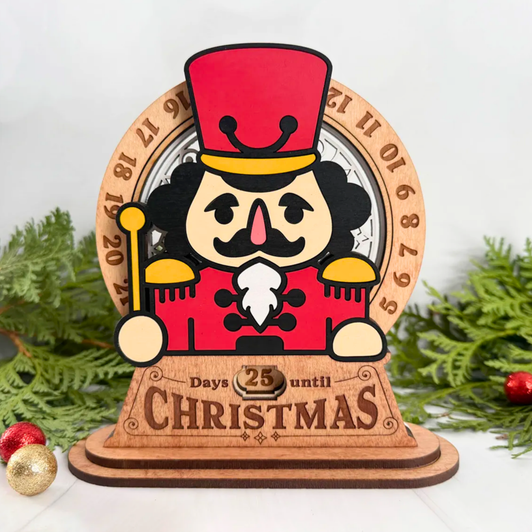 Advent Countdown Calendar Stand | Nutcracker Advent Countdown Calendar Stand | Nutcracker
