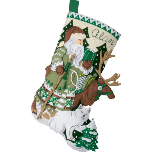 Bucilla Nordic Noel Felt Applique Stocking Kit