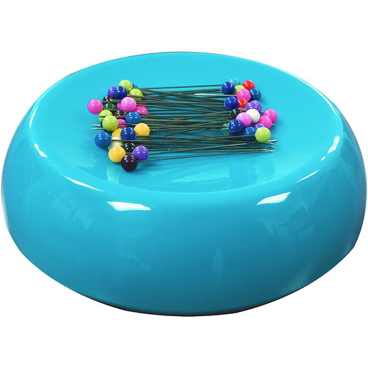 Grabbit Magnetic Pincushion W/50 Pins | Teal