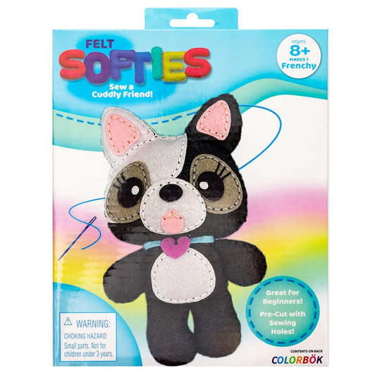 Colorbok Felt Softie Kit | French Bulldog