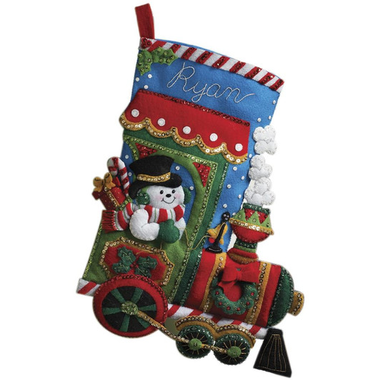 Bucilla Candy Express Felt Applique Stocking Kit