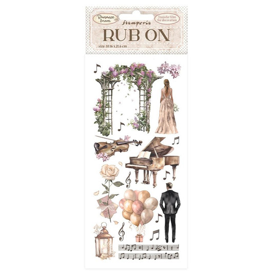 Stamperia Rub-On Sheet | Romance Forever - Arch