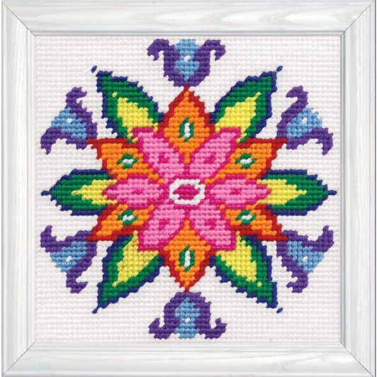 Design Works Needlepoint Kit | Lotus