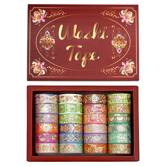 Ieebee Floral Feast Washi Tape Set 24/Rolls