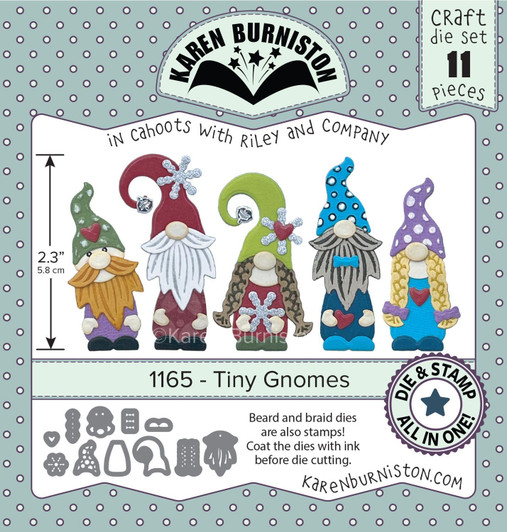 Karen Burniston Craft Die Set | Tiny Gnomes