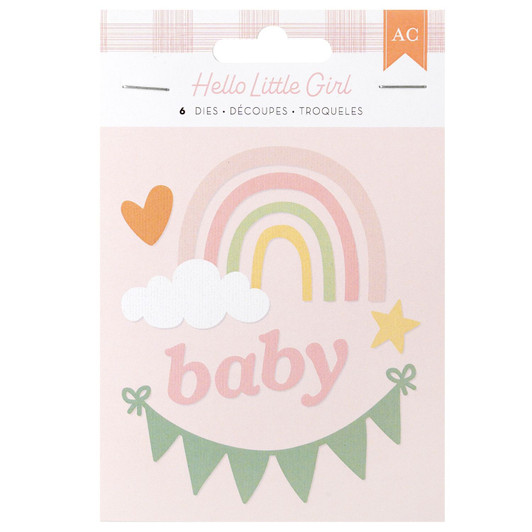 American Crafts Cutting Dies | Hello Little Girl