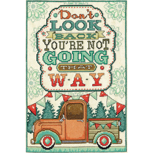 Design Works Don't Look Back Counted Cross Stitch Kit