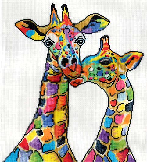 Design Works Counted Cross Stitch Kit | Giraffes