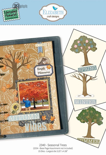 Elizabeth Craft Metal Die Set | Seasonal Trees
