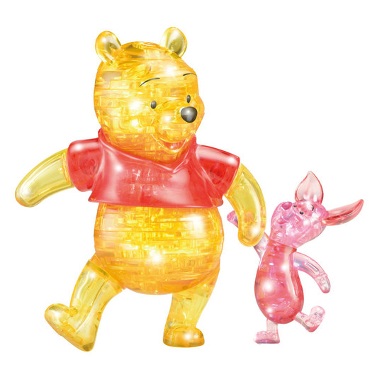 BePuzzled 3D Licensed Disney Crystal Puzzle | Winnie The Pooh And Piglet