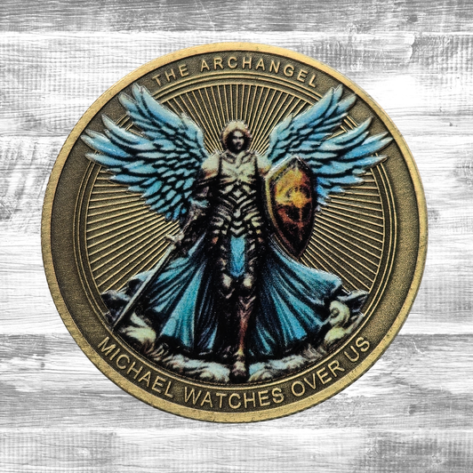 Archangel Michael Coin Medallion