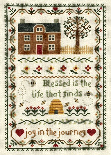 Janlynn Counted Cross Stitch Kit | Joy In The Journey