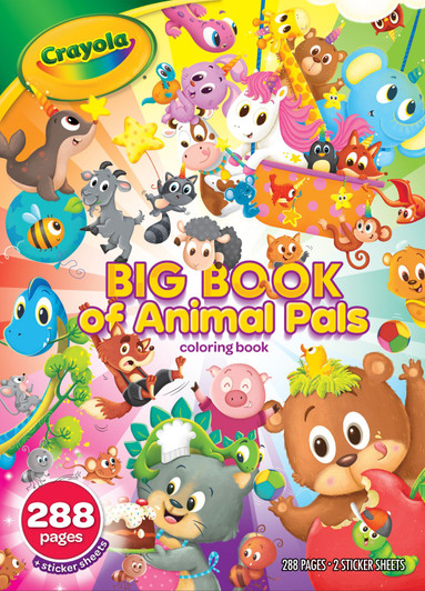 Crayola Big Book Of Animal Pals Coloring Book