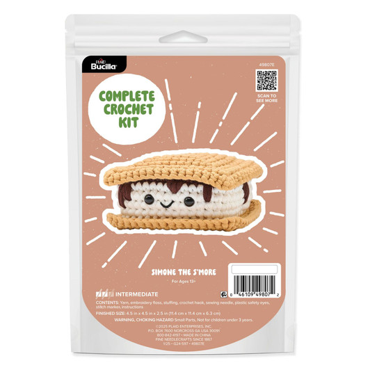 Bucilla Marshy the S’more Amigurumi Crochet Kit