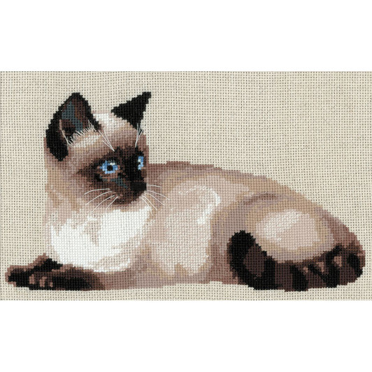 RIOLIS Thai Cat Counted Cross Stitch Kit