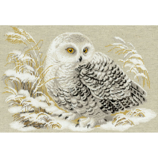 RIOLIS  White Owl Counted Cross Stitch Kit