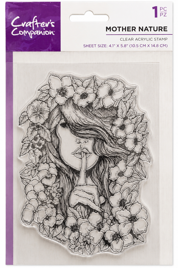 Crafter's Companion Mother Nature Clear Acrylic Stamp